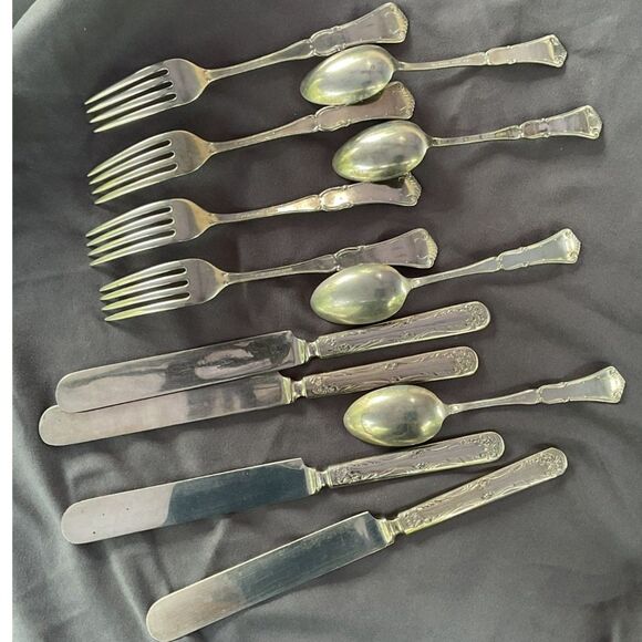 WMA Rogers Silver Nickle Silverware Set - Picture 1 of 5